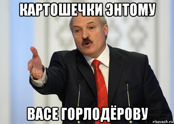 картошечки энтому васе горлодёрову, Мем лукашенко