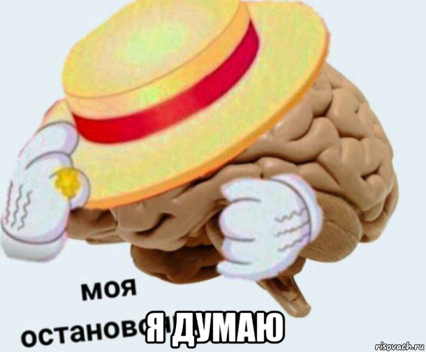  я думаю, Мем   Моя остановочка мозг