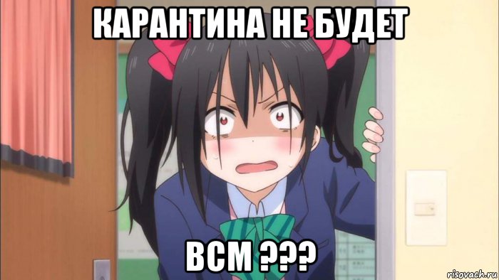 карантина не будет всм ???, Мем Нико в шоке