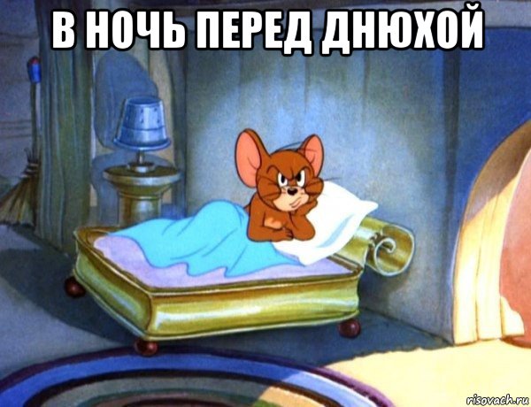в ночь перед днюхой 