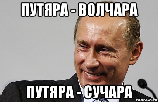 путяра - волчара путяра - сучара, Мем путин ру