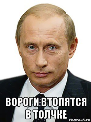  вороги втопятся в толчке, Мем Путин