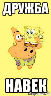 дружба навек, Мем Spange bob and patrik