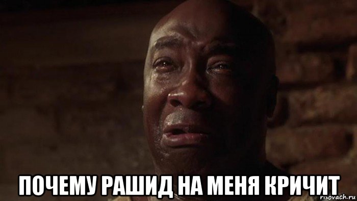  почему рашид на меня кричит