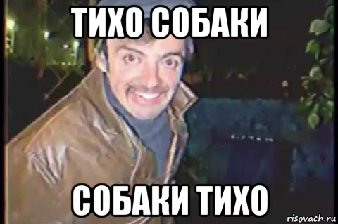 тихо собаки собаки тихо, Мем Захар дает показания