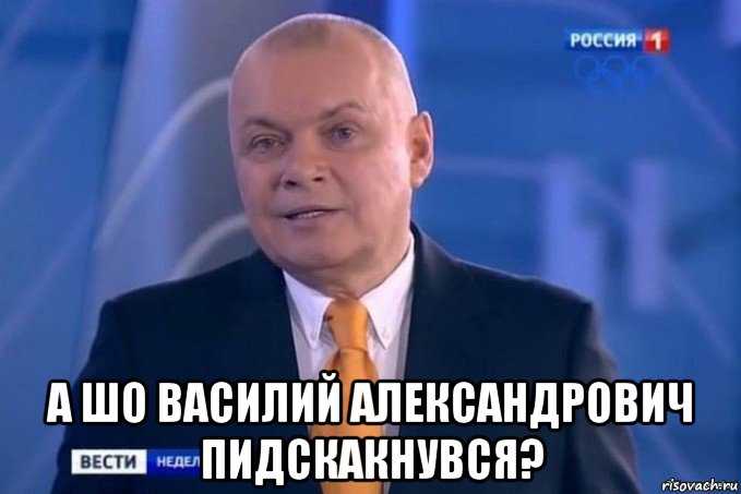  а шо василий александрович пидскакнувся?