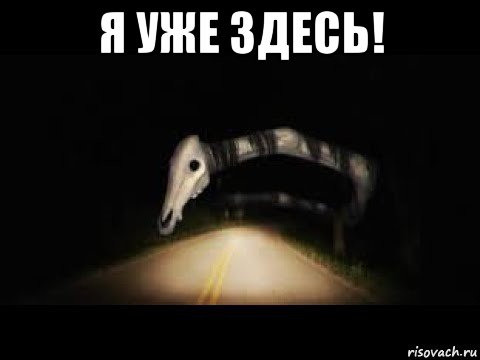 я уже здесь! , Мем Долговязая Лошадь