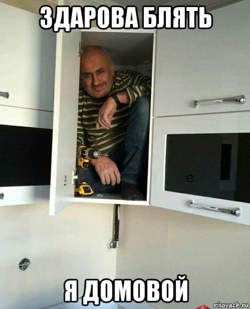 здарова блять я домовой, Мем Домовой