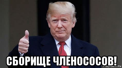  сборище членососов!, Мем Donald Trump