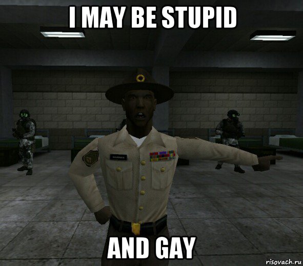 i may be stupid and gay, Мем Drill