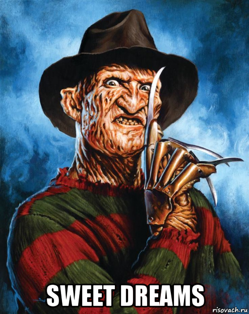  sweet dreams, Мем Фредди Крюгер