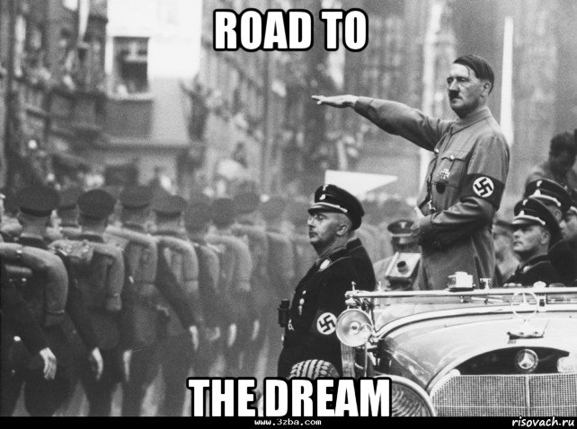 road to the dream, Мем Гитлер зига авто