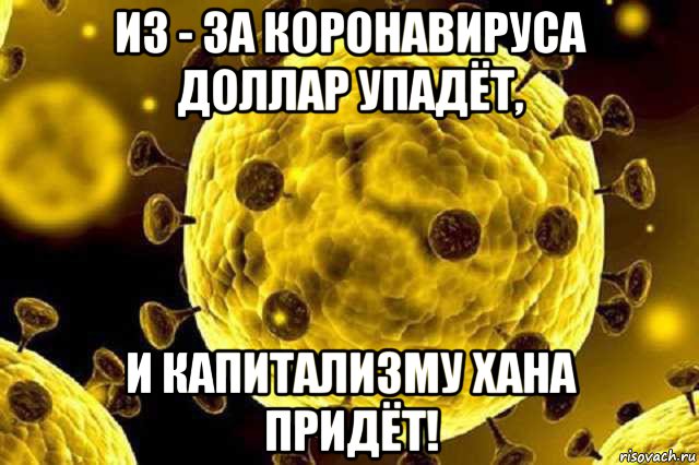 из - за коронавируса доллар упадёт, и капитализму хана придёт!, Мем Коронавирус