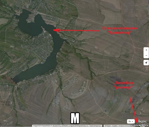  m, Мем Лужа