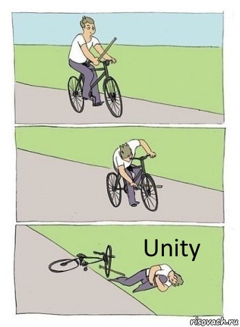 Unity, Комикс палки в колеса