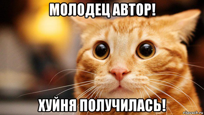 молодец автор! хуйня получилась!, Мем Получил 2
