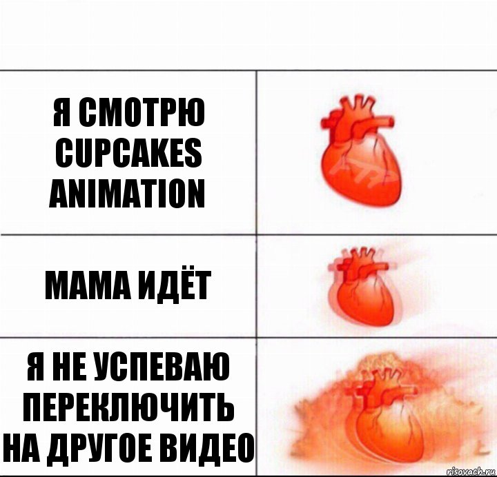 я смотрю cupcakes animation мама идёт я не успеваю переключить на другое видео