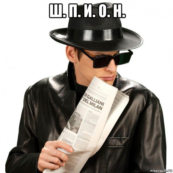 ш. п. и. о. н. , Мем Шпион