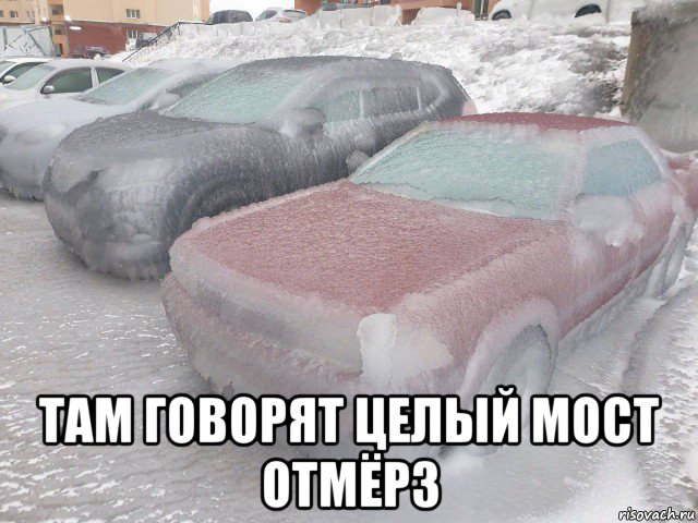  там говорят целый мост отмёрз, Мем Владивосток 2020