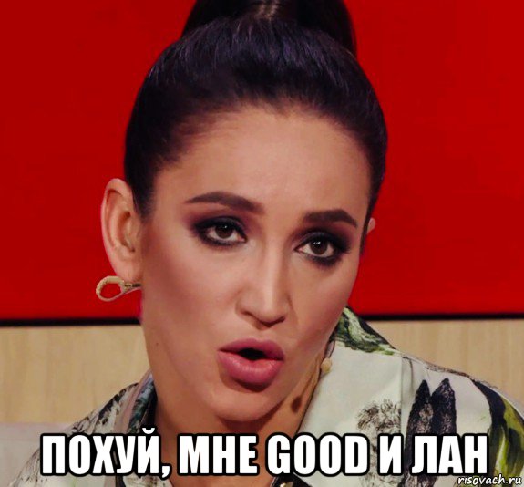  похуй, мне good и лан, Мем Бузова
