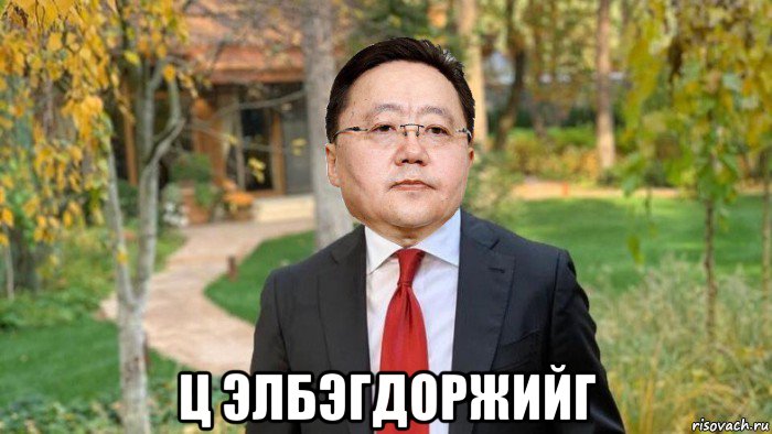  ц элбэгдоржийг, Мем Цахиагийн Элбэгдорж ходит по двору
