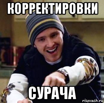 корректировки сурача
