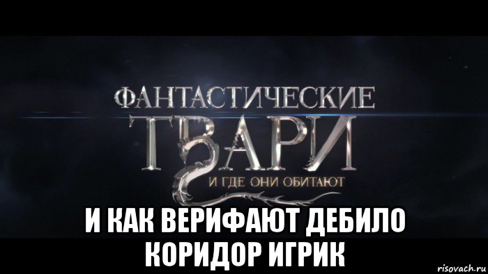  и как верифают дебило коридор игрик