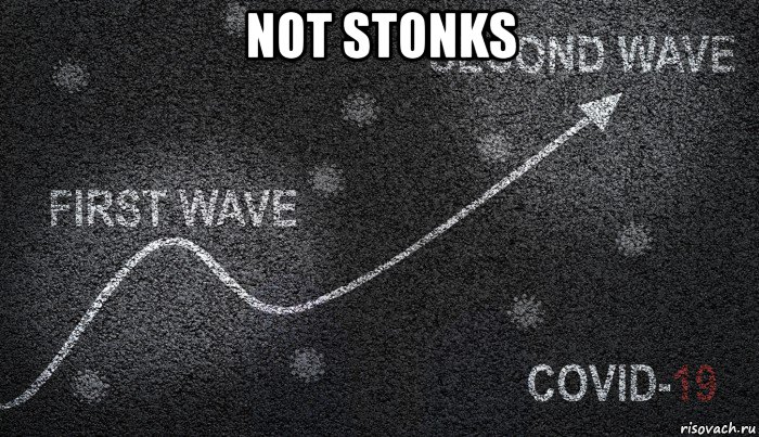 not stonks , Мем График - Весёлый Коронавирус