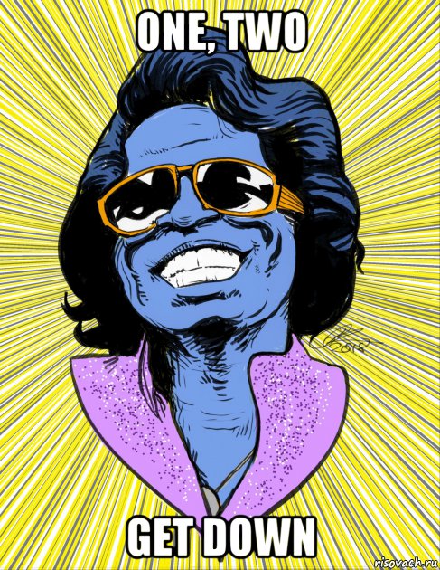 one, two get down, Мем James Brown