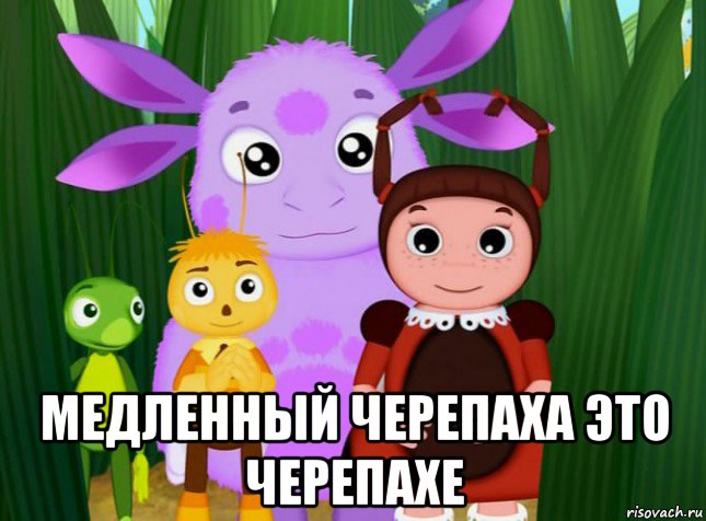  медленный черепаха это черепахе, Мем Лунтик