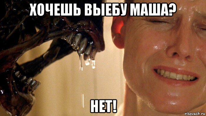 хочешь выебу маша? нет!, Мем Маша