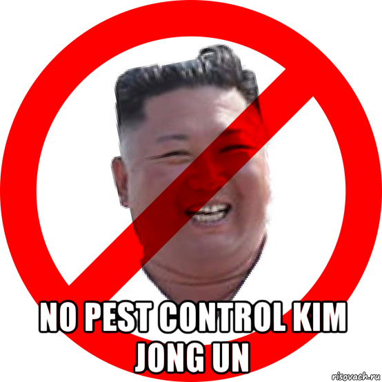  no pest control kim jong un, Мем No Kim Jong Un sign