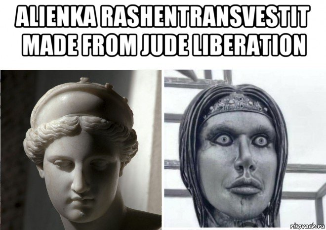 alienka rashentransvestit made from jude liberation , Мем Progress