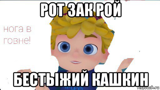 рот зак рой бестыжий кашкин, Мем Вася сидоров