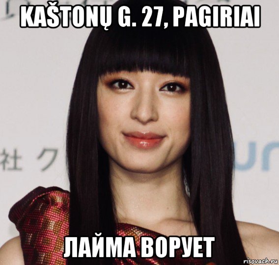 kaštonų g. 27, pagiriai лайма ворует, Мем Chiaki