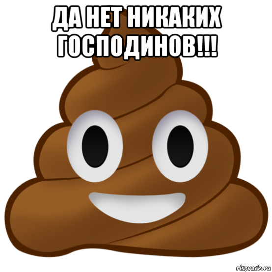 да нет никаких господинов!!! , Мем Говно