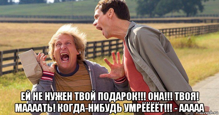  ей не нужен твой подарок!!! она!!! твоя! маааать! когда-нибудь умрёёёёт!!! - ааааа, Мем Joe Biden