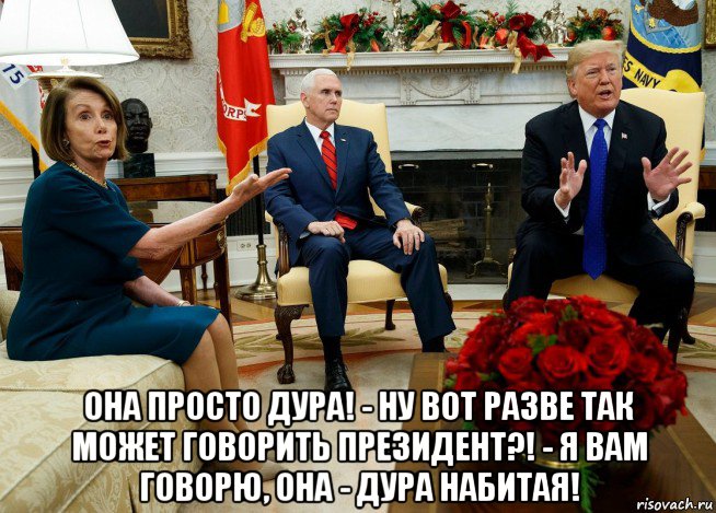  она просто дура! - ну вот разве так может говорить президент?! - я вам говорю, она - дура набитая!