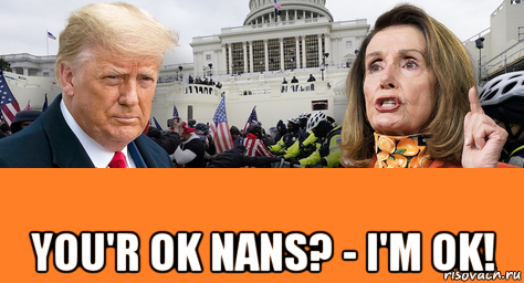  you'r ok nans? - i'm ok!, Мем Nancy