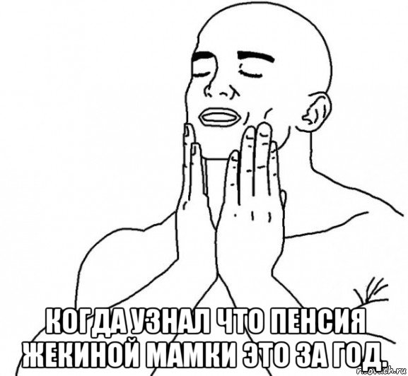  когда узнал что пенсия жекиной мамки это за год., Мем Перфекционист