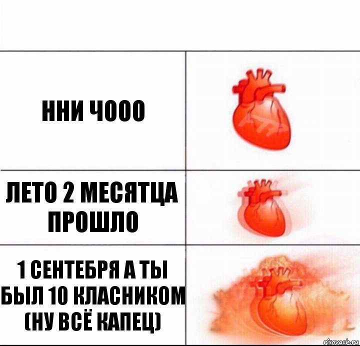 нни чооо лето 2 месятца прошло 1 сентебря а ты был 10 класником (ну всё капец), Комикс  Расширяюшее сердце