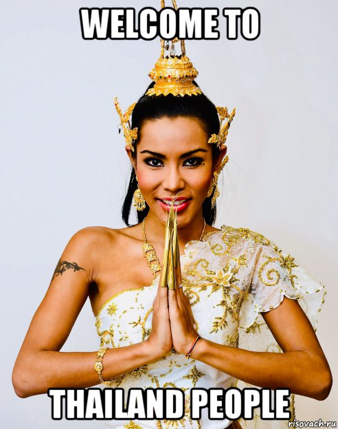 welcome to thailand people, Мем Thailand