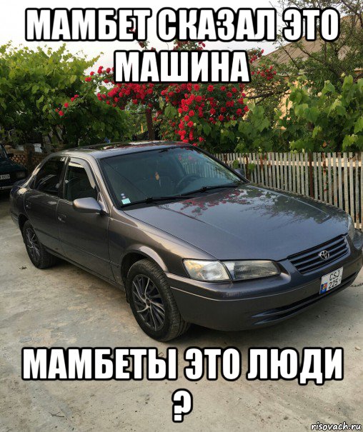 мамбет сказал это машина мамбеты это люди ?, Мем Тойотв 20