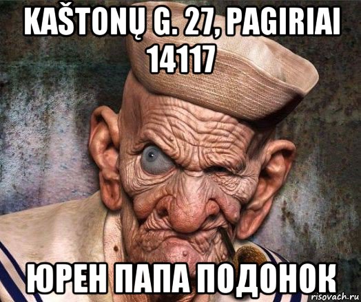 kaštonų g. 27, pagiriai 14117 юрен папа подонок, Мем Твий батько