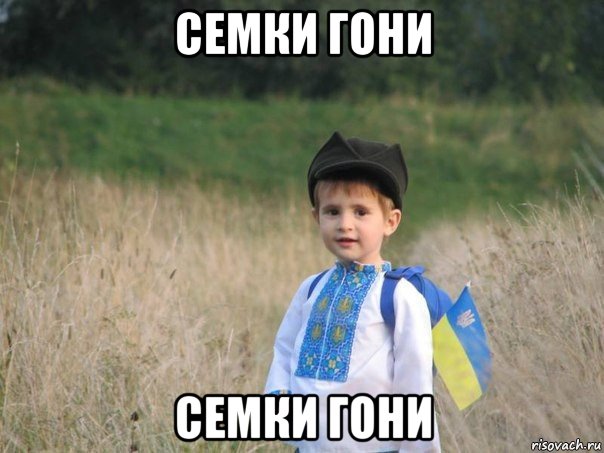 семки гони семки гони, Мем Украина - Единая