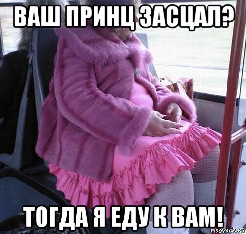 ваш принц засцал? тогда я еду к вам!, Мем Ваш принц засцал
