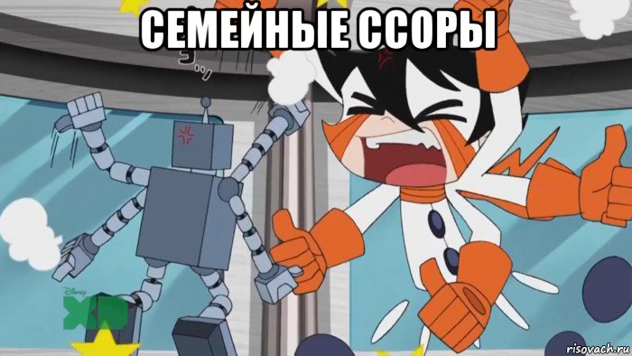 семейные ссоры , Мем Chiro vs super robot