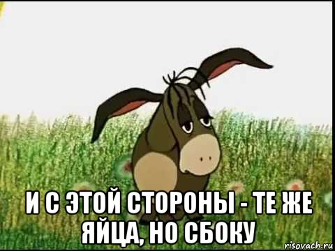  и с этой стороны - те же яйца, но сбоку, Мем ИА