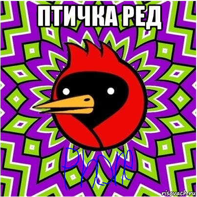 птичка ред , Мем Омская птица phone