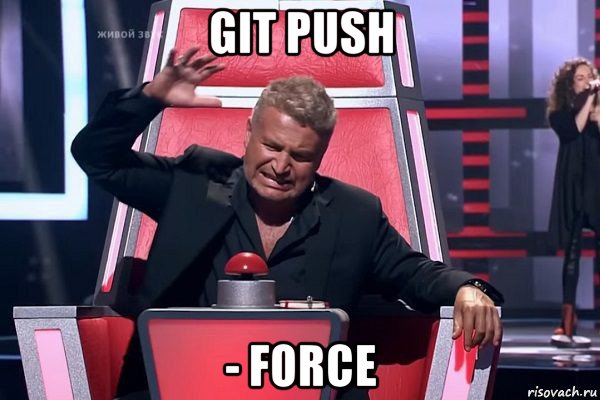 git push - force